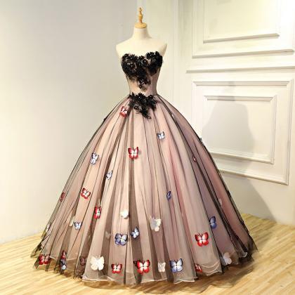 Strapless Prom Dress Dream Princess Dress..