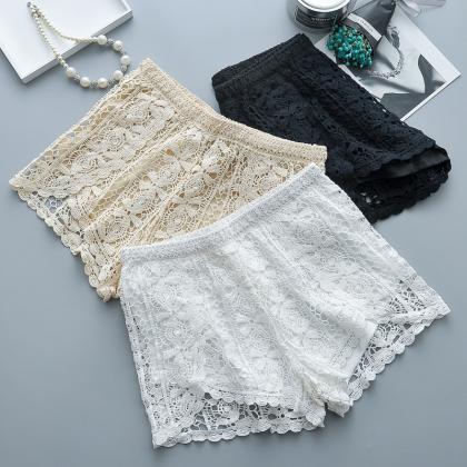 All - Match Three - Minute Leggings, Lace Hollow..