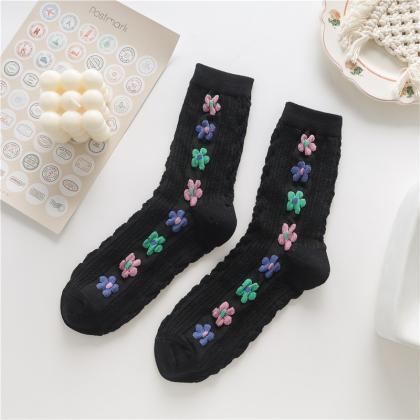 Hyun A Color Flowers, Stockings, Art Retro, Ladies..