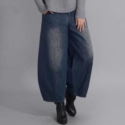 Spring/summer Style, Casual Wide-leg Pants,..