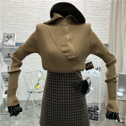 Spring And Autumn Style, Sweater Turtleneck,..