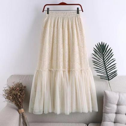 Sequin Splicing Slimming Half Skirt