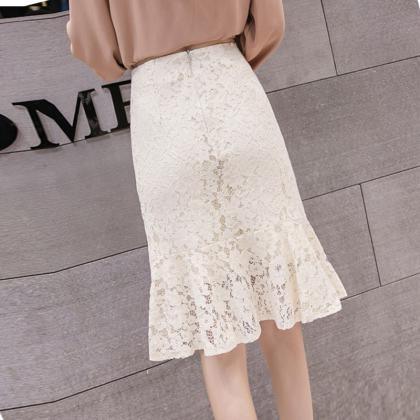 Lace Buttocks Skirt, Spring/summer , Large Size,..