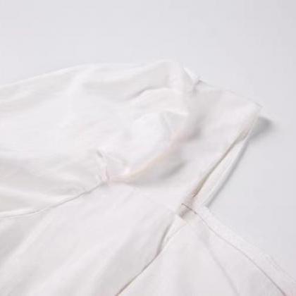 Long Sleeve Shirt, Spring Style, Vintage, Short..