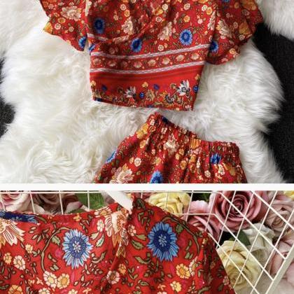 Ethnic Style, Holiday Fashion Suit, Temperament V..