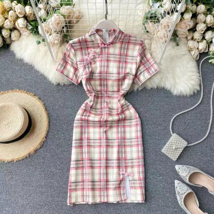 Summer, Vintage, Cheongsam Modified Version Of The..
