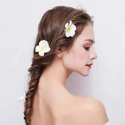 Bridal Flower Hair Clip, Egg Lace C..