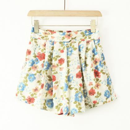Exported To Japan Single, Printed Skirt, Elastic..
