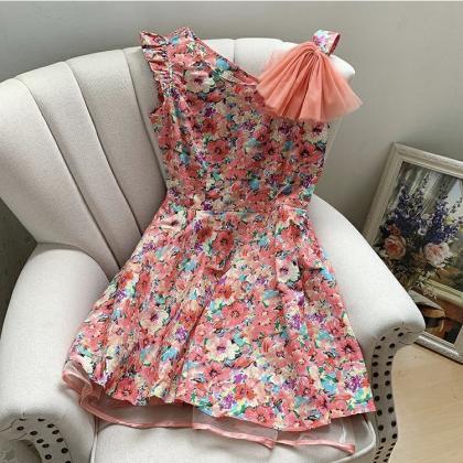 Holiday Style, Sweet, Fresh Floral Dress, One..