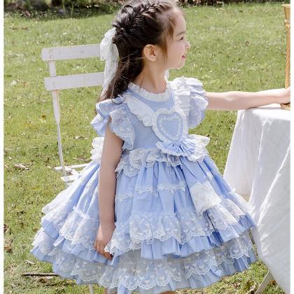 Lolita Bouffant Dress, Girl Princess Party Dress