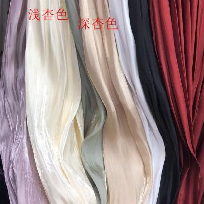 Luminous Copper Ammonia Silk Half Skirt,..