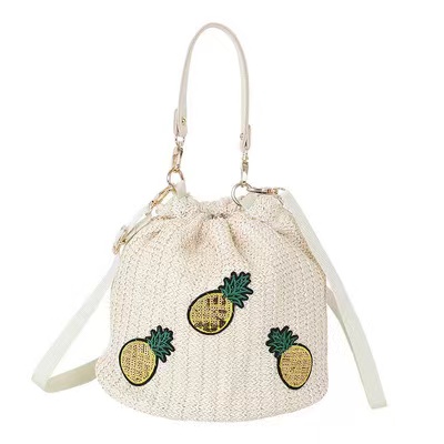 Straw woven bag, new style, sweet b..