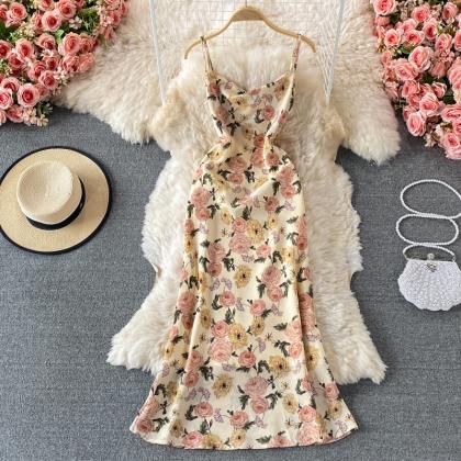 Summer, Heaps Of Necklines, Floral Halter Dresses,..