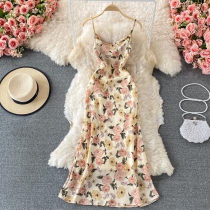 Summer, Heaps Of Necklines, Floral Halter Dresses,..
