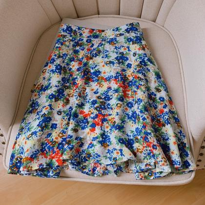 Sweet Little Daisy Skirt, Summer, Cotton Skirt