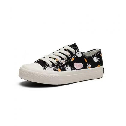 Graffiti Canvas Shoes, Trend Small White Shoes,..