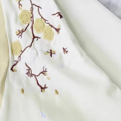 Ethnic Style, Vintage Embroidered Hanfu, Casual..