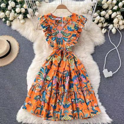 Vacation, High Quality Ladies Dress, Sweet,..