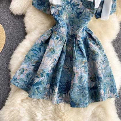 Palace style little blue dress,vint..