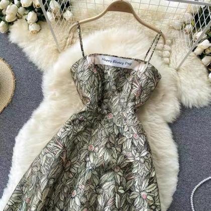 Lady Style Dress, High Sense, Vintage, Jacquard..