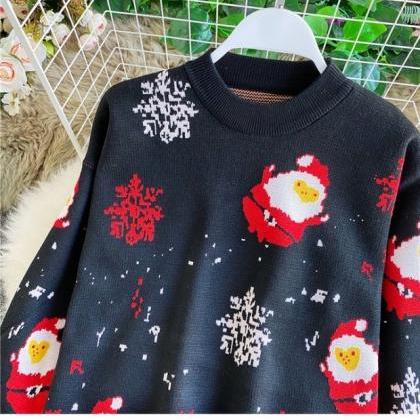 Christmas Knits, Fall/winter, , Loose, Lazy Style,..
