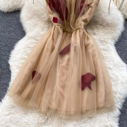 Cute Spaghetti Strap Dress, Fairy Sweet..