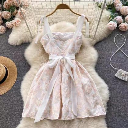 Vintage, Jacquard Dress,cute Dress,princess Dress