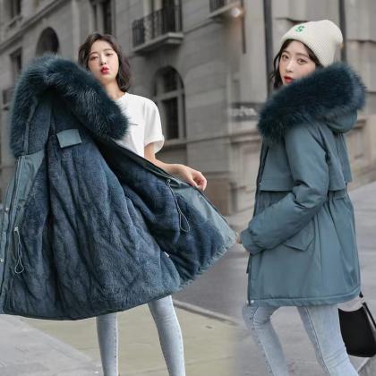 Parkas, Cotton-padded Jacket, Winter,trend Down..