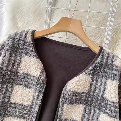 Lamb Wool Short Coat, Autumn And Winter,..