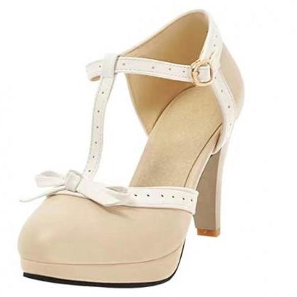 High Heeled Sandals, Cute Color Matching Sandals..