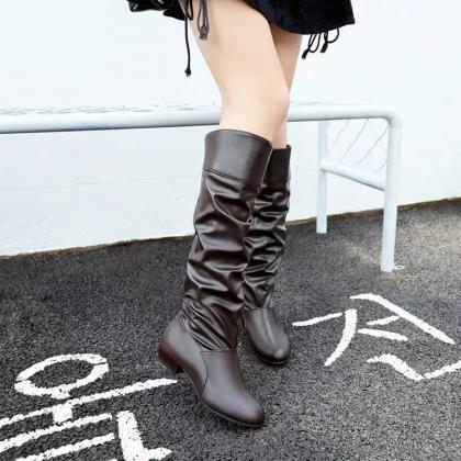 High Boots, Low Heels, Square Heels, High Boots,..