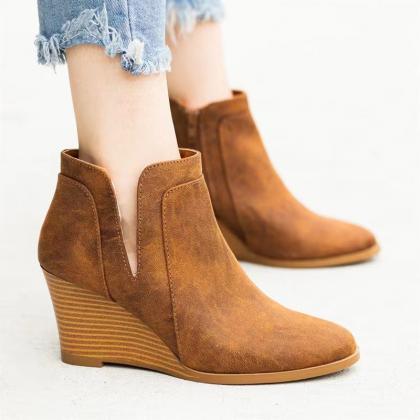 Single Shoes, Wedges, Women's Ankle..