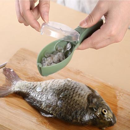 Household Fish Scale Planer With Cover Manual Fish..