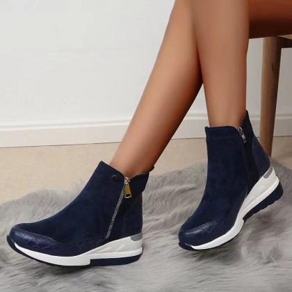 Ankle Boots, Fashionable, Comfortable, Wedge..
