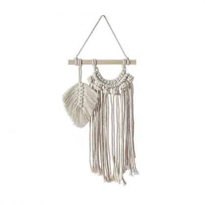 Wall Hanging Handwoven Bohemian Cotton Rope..