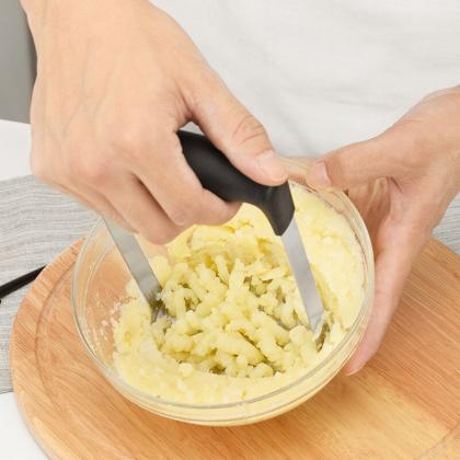 Stainless Steel Mashed Potato Masher Squeezed..