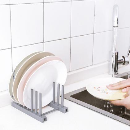 Dish Plate Drain Rack Kitchen Tableware Drying..