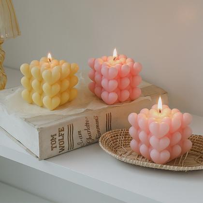 Love Cube Scented Candles Hand-made Household..