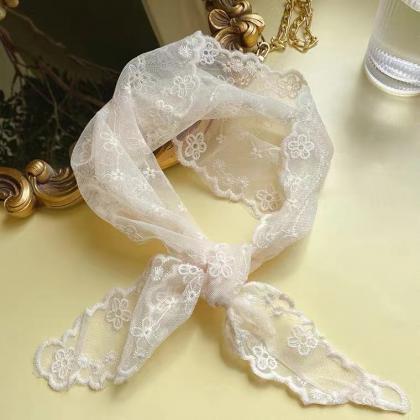 Lace Scarf ,chic Scarf, Hair Band