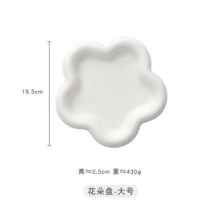 Ins Style Tableware Love Flower Doodle Plate..
