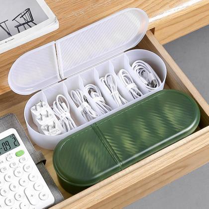 Cable Storage Box Large Capacity 7 Grids on Luulla