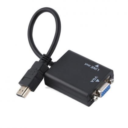 Hdmi To Vga Adapter Cable For Ps4 1080p Adaptor..
