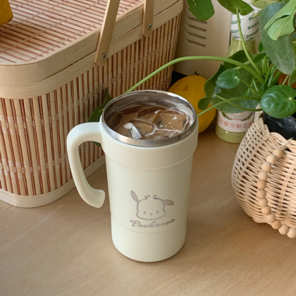 Cute Puppy Thermos Cup For Milk Espresso Coffee..