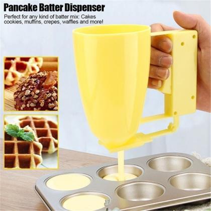 1pc Hand-held Batter Dispenser Cupcake Cream Dough..