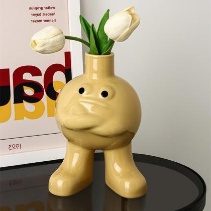 Flower Vase Creative Nordic Ceramic Vase Big Foot..