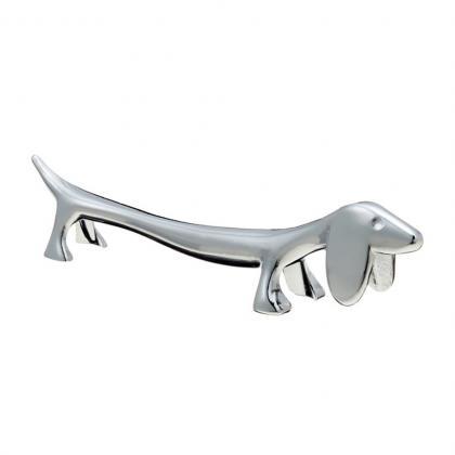 Stainless Steel Dachshund Dog Chopstick Holder..