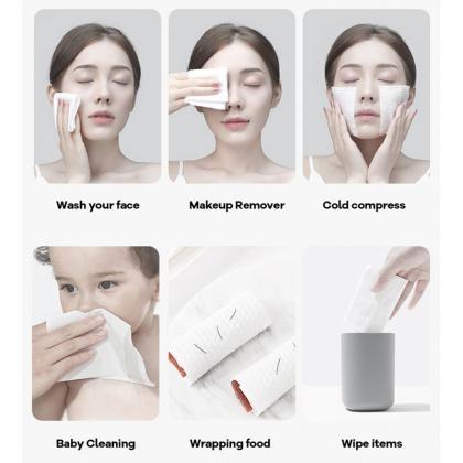 100pcs Pearl Pattern Disposable Face Towel..