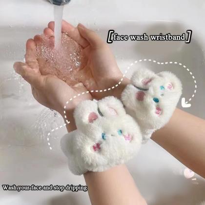 Cartoon Cute Wrist Washband Microfi..