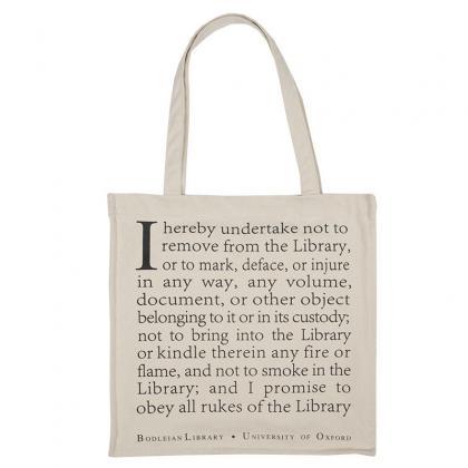 Women Canvas Shoulder Bag Bodleian Library Oxford..