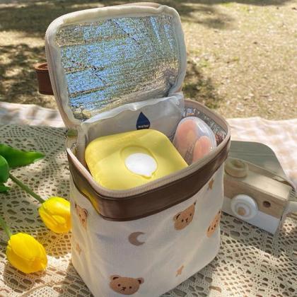 Insulated Lunch Box Outdoor Travel Portable..